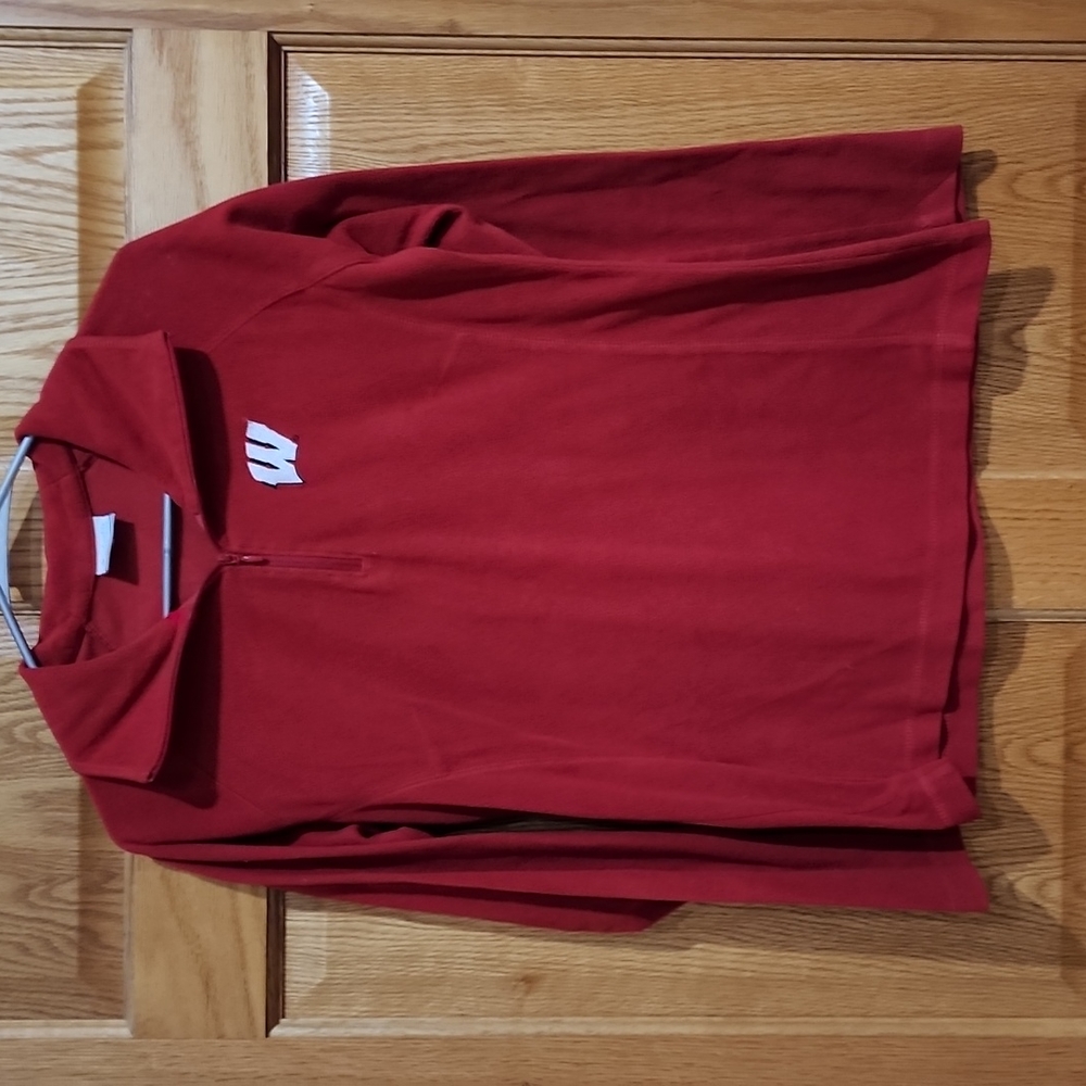 Columbia University of Wisconsin Badgers Sweatshirt Fleece small medium